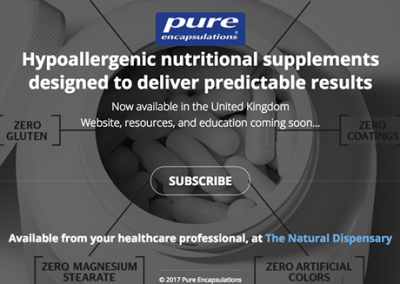 Pure Encapsulations Holding Page